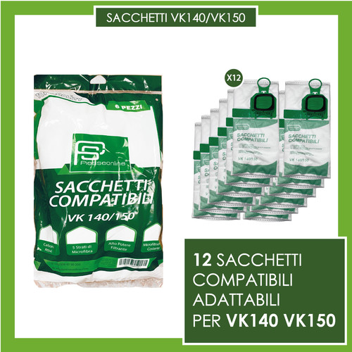 Sacchetti compatibili per - 12,